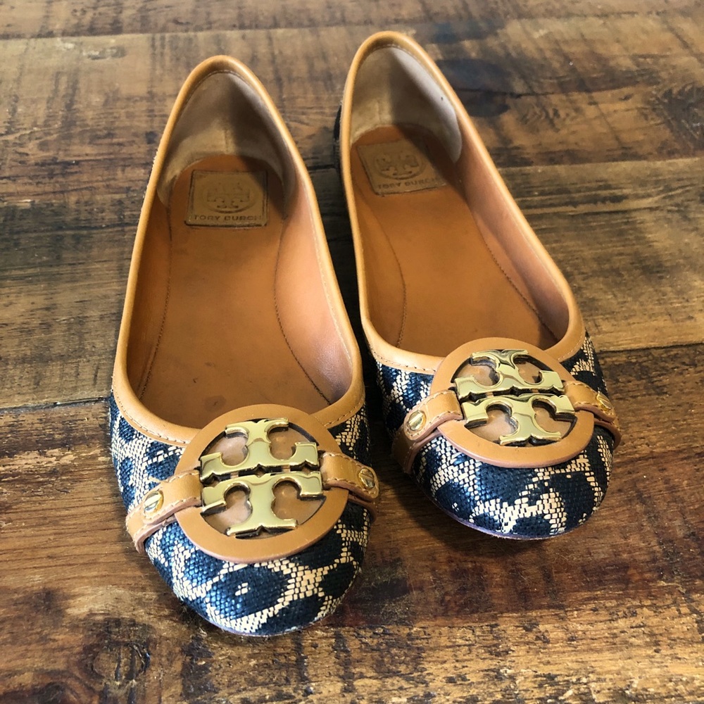 Tory Burch Aaden Leopard Print Ballet Flats